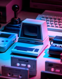 Image showing retro computer to match with the title